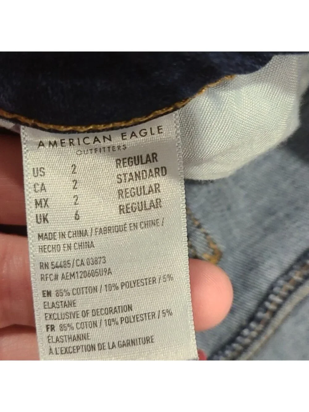 American eagle stretch skinny jeans 4 short